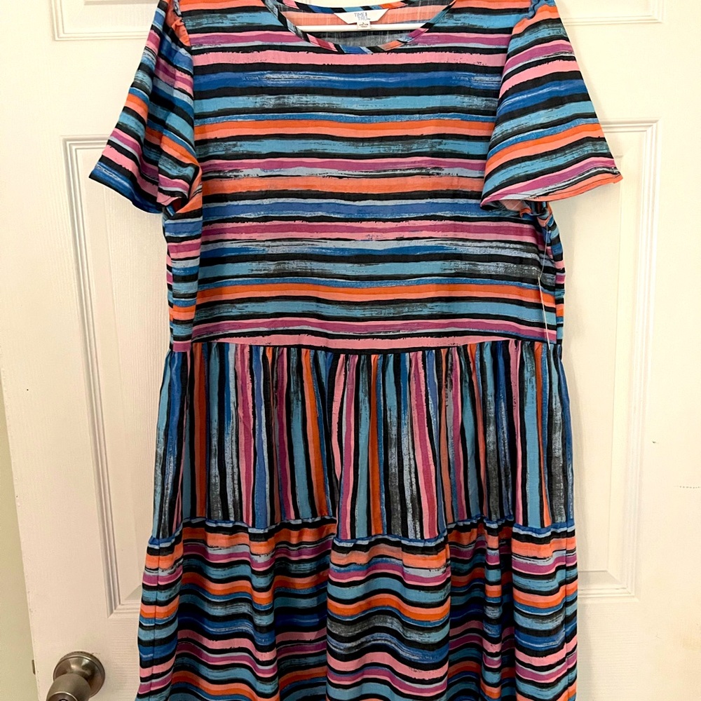 Bright Striped Dress